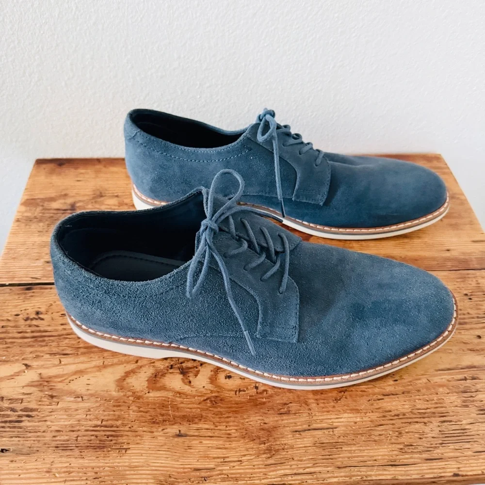 BP by Nordstrom - Shane Derby Lace Up Shoe in Navy Blue